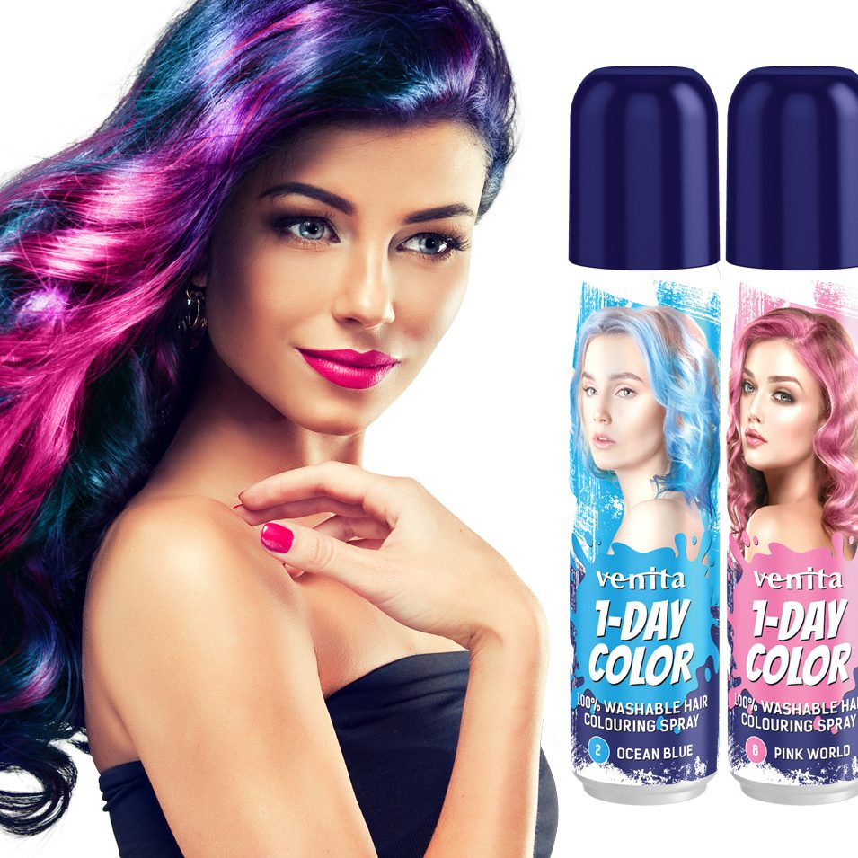 Spray colorant par temporar (1 Day)