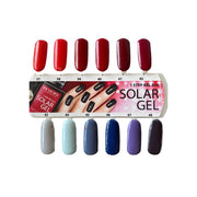 Paletar de culori pentru lacul de unghii, Solar Gel, set II, Revers
