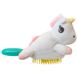 Perie de par pentru copii alba Unicorn Teddy Hair Martinelia 3013w