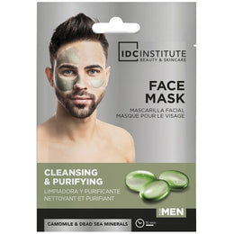 Masca faciala pentru barbati Oil Control cu musetel si minerale de la Marea Moarta, IDC Institute 3439, 15 g