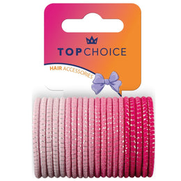 Set 20 de bucati elastic de par Top Choice 22395