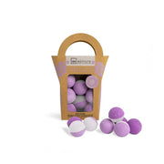 Pachet 12 Seturi 8 bile efervescente de baie Sakura/Orhideea/Violeta, IDC Institute 99021, 8 x 15g