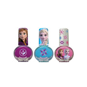 Set decorare unghii pentru fetite, cu 3 lacuri de unghii si modele de lipit pe unghii, Frozen
