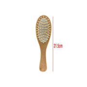 Perie par ovala, din lemn, Chique