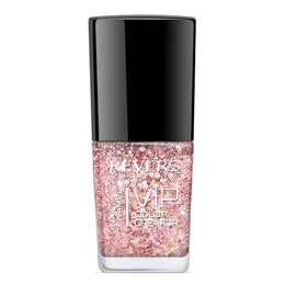 Lac de unghii Vip, 3D, Revers, sclipici roz, 12ml, Nr 258