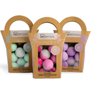 Pachet 12 Seturi 8 bile efervescente de baie Sakura/Orhideea/Violeta, IDC Institute 99021, 8 x 15g