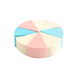 Set de 8 bucati Burete machiaj, pentru fond de ten, triunghiular,  Chique