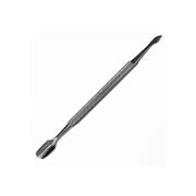 Spatula metalica dubla pentru cuticule, din otel inoxidabil, Chique