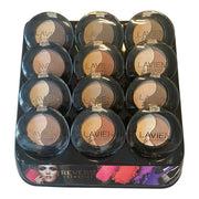 Fard de pleoape in doua nuante, Lavien Duo, Setul 1 mixt, 12 bucati, nuante mate, nude