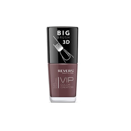 Lac de unghii Vip, 3D, Revers, maro inchis, 12 ml, Nr 014 - Lucios