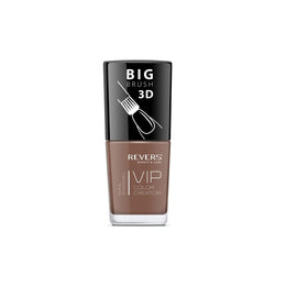 Lac de unghii Vip, 3D, Revers, maro, 12 ml, Nr 028 - deschis, Lucios