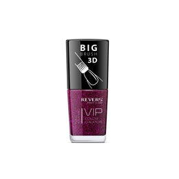 Lac de unghii Vip, 3D, Revers, nuante texturate, 12 ml, Nr 091, mov inchis