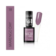 Lac de unghii Solar Gel, Revers, 12 ml, maro, nr 18, marengo day