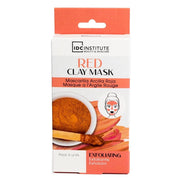 Set 3 Masti faciale exfoliante cu argila rosie IDC Institute 90106 3x7 g