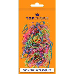 Set 500 elastice silicon multicolor Top Choice 26935