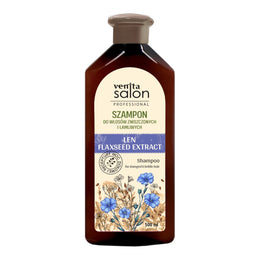 Sampon pentru par deteriorat si casant cu extract de seminte de in, Venita Herbal, 500ml