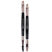 Set 2 pensule de machiaj pentru sprancene Golden Touch Duo, 38679, Top Choice