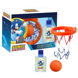 Set cu apa de toaleta si cos de basket, pentru baieti, Sonic the Hedgehog 1904