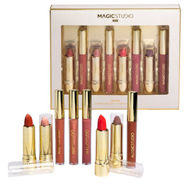 Set Mix cu 8 Rujuri, Nude Lips Duos, Magic Studio, 56172