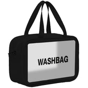 Gentuta cosmetica impermeabila, unisex, WashBag Top Choice 99328, negru