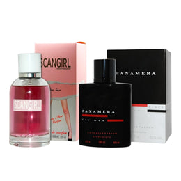 Pachet El si Ea Apa de toaleta si parfum Scan Girl Panamera Cote D´Azur, 200 ml