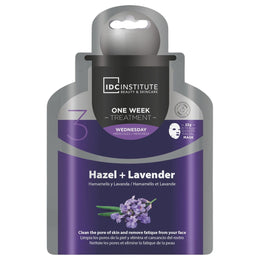 Masca faciala One Week Treatment cu extract de Alunul vrajitoarelor + Lavanda , IDC Institute 30902, 22 gr