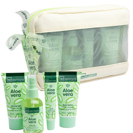 Set cu produse de baie Aloe Vera Travel Essential, IDC Institute, 44157