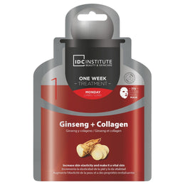 Masca faciala One Week cu Ginseng + Collagen, IDC Institute, 30900, 22gr