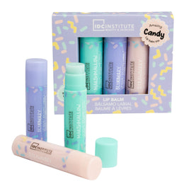 Set 3 balsam buze Candy, 3x3.5 g, 26027, IDC Institute