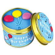 Lumanare parfumata 180g  Happy Birthday (Cutie metalica), Bomb Cosmetics