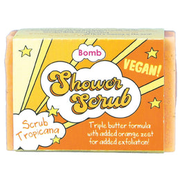 Scrub solid pentru corp Scrub Tropicana Solid Shower Scrub  100g, Bomb Cosmetics
