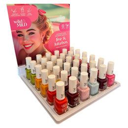 Display cu 36 bucati Lac de unghii Jive & Jukebox, Wild & Mild