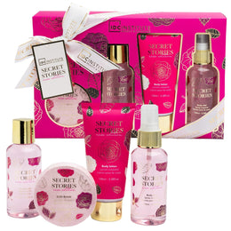 Set produse de ingrijire corporala Secret Stories, Rose Edition, 42293 IDC Institute