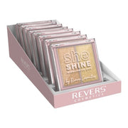 Pudră iluminatoare Duo She Shine set 8 bucăți 7,2 g – Revers