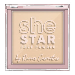 Pudră compactă She Star nr. 1 Natural, Revers, 10 g