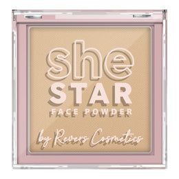 Pudră compactă She Star nr. 5 Almond, Revers, 10 g