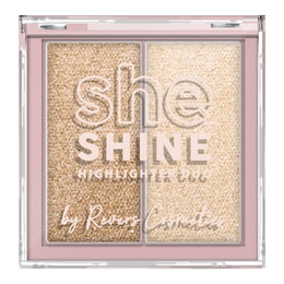 Paleta iluminator Duo She Shine 04 Heat Haze, Revers, 7,2 g
