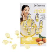 Capsule skincare cu ulei de argan, IDC Institute, Natural Elements, 7 capsule, 68325