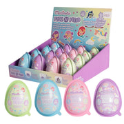 Set bombe de baie efervescente în formă de ou, cu figurină surpriză în interior.150g, 98212K, Martinelia