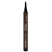 Creion pentru sprancene Microfilling Brow Pen – Maro închis, Magic Studio, 68021N, 1,35 g