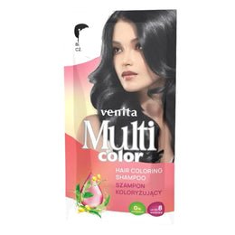 Sampon Colorant si Nuantator, Multicolor, Venita, 1.0 Black, 40g,