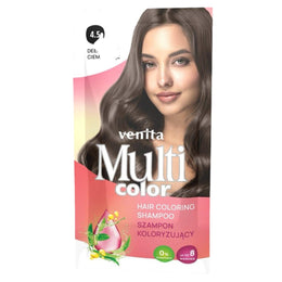 Sampon Colorant si Nuantator, Multicolor, Venita, 4.5 Deep Brown, 40g