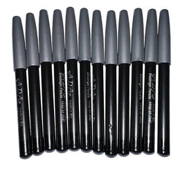 Set 12 bucati Creioane cosmetice Ada, negru