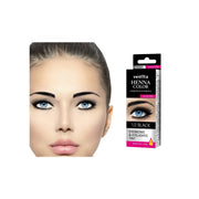 Vopsea de gene si sprancene Henna Color Gel, Negru, 1.0, Venita, 15ml