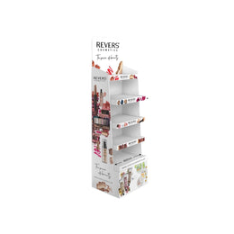 Display mare din carton, alb, pentru produse Revers