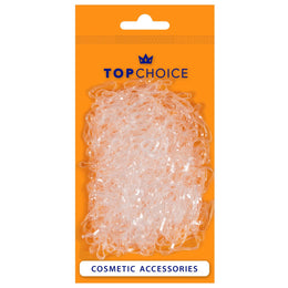 Set 500 elastice silicon transparente Top Choice 22715