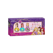 Set decorare unghii pentru fetite, 3 lacuri de unghii si modele de lipit pe unghii, Printesele Disney