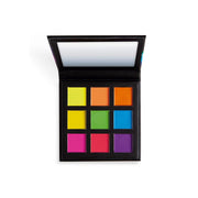 Paleta fard de pleoape Flash Neon, 9 Culori, Magic Studio