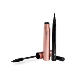 Set pentru machiaj Shaky, Eyeliner de precizie si Mascara Infinity Lash, Magic Studio