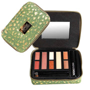 Trusa de machiaj tip portofel cu  8 farduri de pleoape si o 1 mascara, Savannah Soul Medium Wallet, Magic Studio